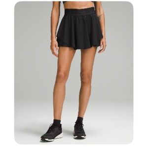 lululemon Court Rival High-Rise Skirt in Black
